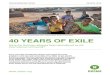 40 Years of Exile: Have the Sahrawi refugees been abandoned by the international community?