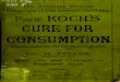 Professor Koch Treatment for Consumption (Tuberculosis)