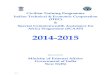 ITEC Civilian Training Programme of 2014-15
