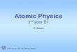 Atomic Physics Lecture PPT Slides 1_8