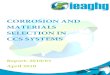 Corrosion Materials Selection Ccs Systems