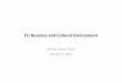 EU Business and Cultural Environment - Winter School 2015 [Compatibility Mode]