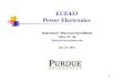 Purdue ECE 433 - Lecture 1
