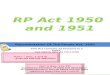 Session-1 RP Act 1950 and 1951 (1)