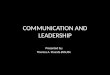 Communication and Leadership