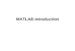 MATLAB Introduction Slides