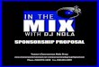 In the Mix With DJ NOLA Sponsorship Proposal