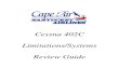 Cape Air 402C systems info