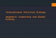 International Political Economy (2)