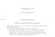 File management - Chap 12 - OS