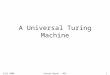 Universal Turing