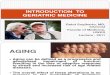 Geriatric Medicine Lecture Upload