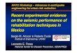 Alcocer Recent Experimental Evidence on the Seismic Performance of Rehabilitation Techniques in Mexico(1)