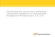 Symantec Endpoint Protection 12.1.5 Third Party Security Software Removal Support List
