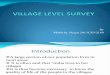 Village Level Survey Rdl