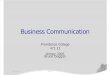 Chapter 6 Excellence in Business Communication