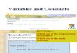 Slide 04 - Variables and Constants