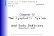 Anatomy Lecture 10 - Lymphatic and Immune