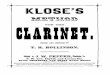 Klose Clarinet Method Complete