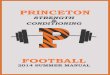 Princeton Football SUMMER MANUAL 2014
