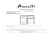 Avanti Fridge Instructions Manual (Model FF993W)