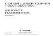Canon Color Laser Copier 1120-1130-1150 Service Manual