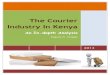 The Courier Industry in Kenya an in Depth Analysis