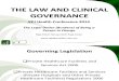 THE LAW AND CLINICAL GOVERNANCE