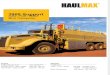 Caterpilar - Haulmax - 3900 Support Lube - Fuel - Water - Mine Transport