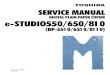 Toshiba e-Studio 550 Service Manual