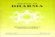 Journal of Dharma Apr - June 2007 Vol. 32 No. 2