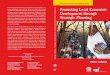 Promoting Local Economic Development through Strategic Planning:The Local Economic Development (LED) series