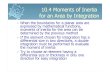 Moment of Inertia of an area by integration