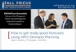 0209 How to Get Really Good Forecasts Using APO Demand Planning