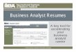 18 Sep - Creating a Top-notch Business Analyst Resume