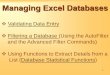 CURS7 - Excel Databases