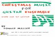 Donald Miller - Christmas Music for Guitar Ensemble