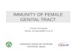 Basic Science for F Genital Tract Immunity 2009rev