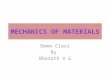 Mechanics of Materials_Demo Class