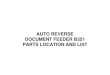 Parts Location and List Auto Reverse Document Feeder_B351