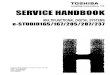 Toshiba 165-167-205-207 Service manual