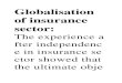 Globalisation of Insurance Sector