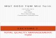 MGT 6650_Lecture 2_Total Quality Management_12022014v1