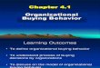 Chapter 3.1 Organizational Behavior