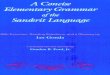 Gonda and Ford - Concise Elementary Grammar of the Sanskrit Language