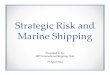 Strategic Risk and Marine Shipping