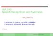 Speech Reco & Synthesis Tutorial