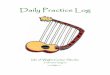 Daily Practice Log