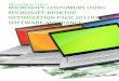 Microsoft Customers using Microsoft Desktop Optimization Pack 2011R2 for Software Assurance- Sales Intelligence™ Report
