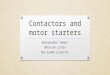 Contactors and Motor Staters